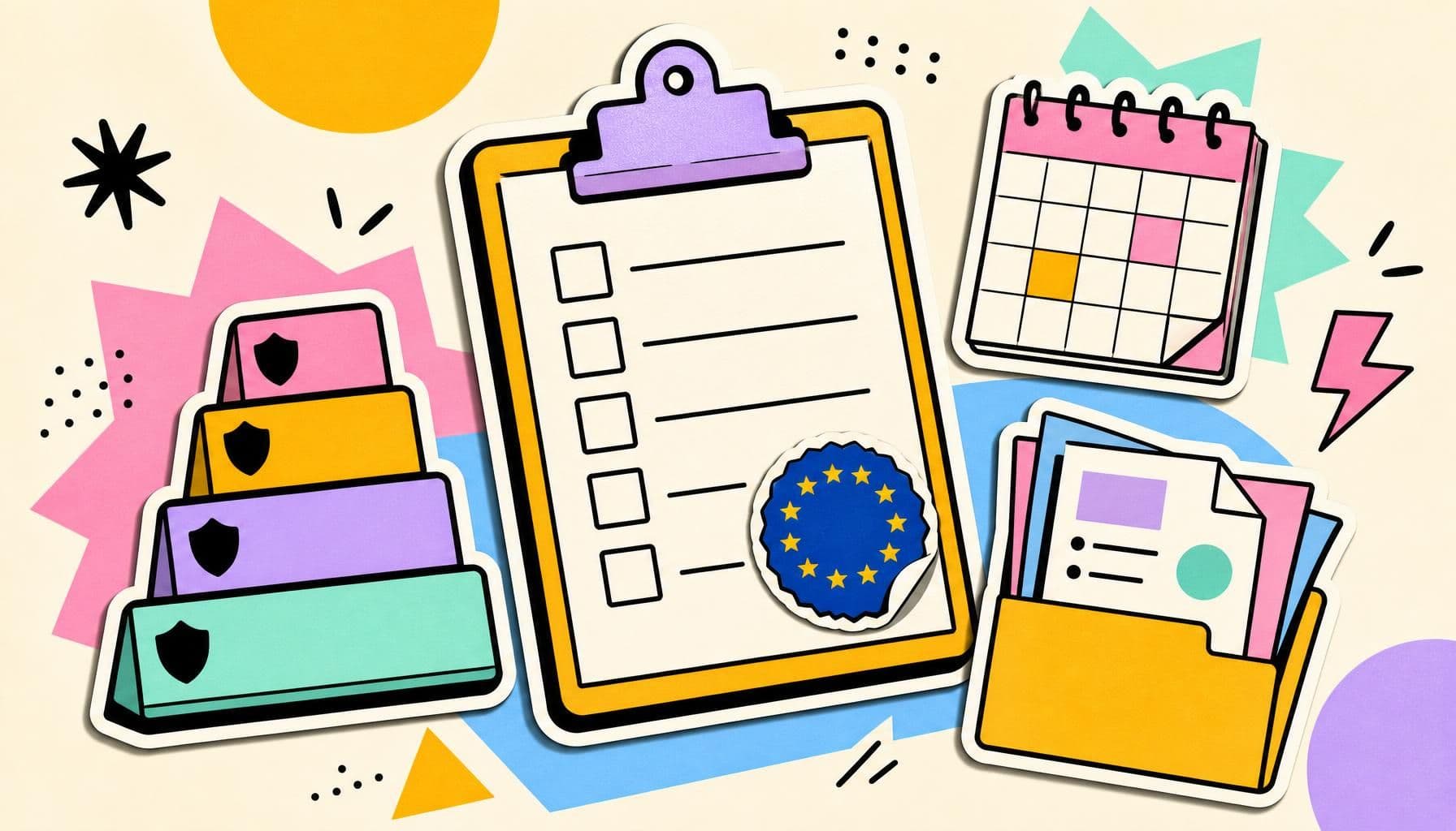 Illustration zum Thema: EU AI Act praktisch: Checkliste für KMU