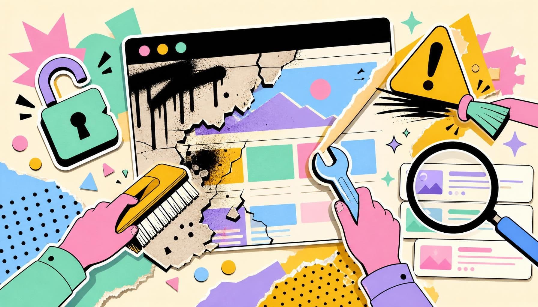 Illustration zum Thema: Joomla gehackt? „Hacked by“ richtig beheben