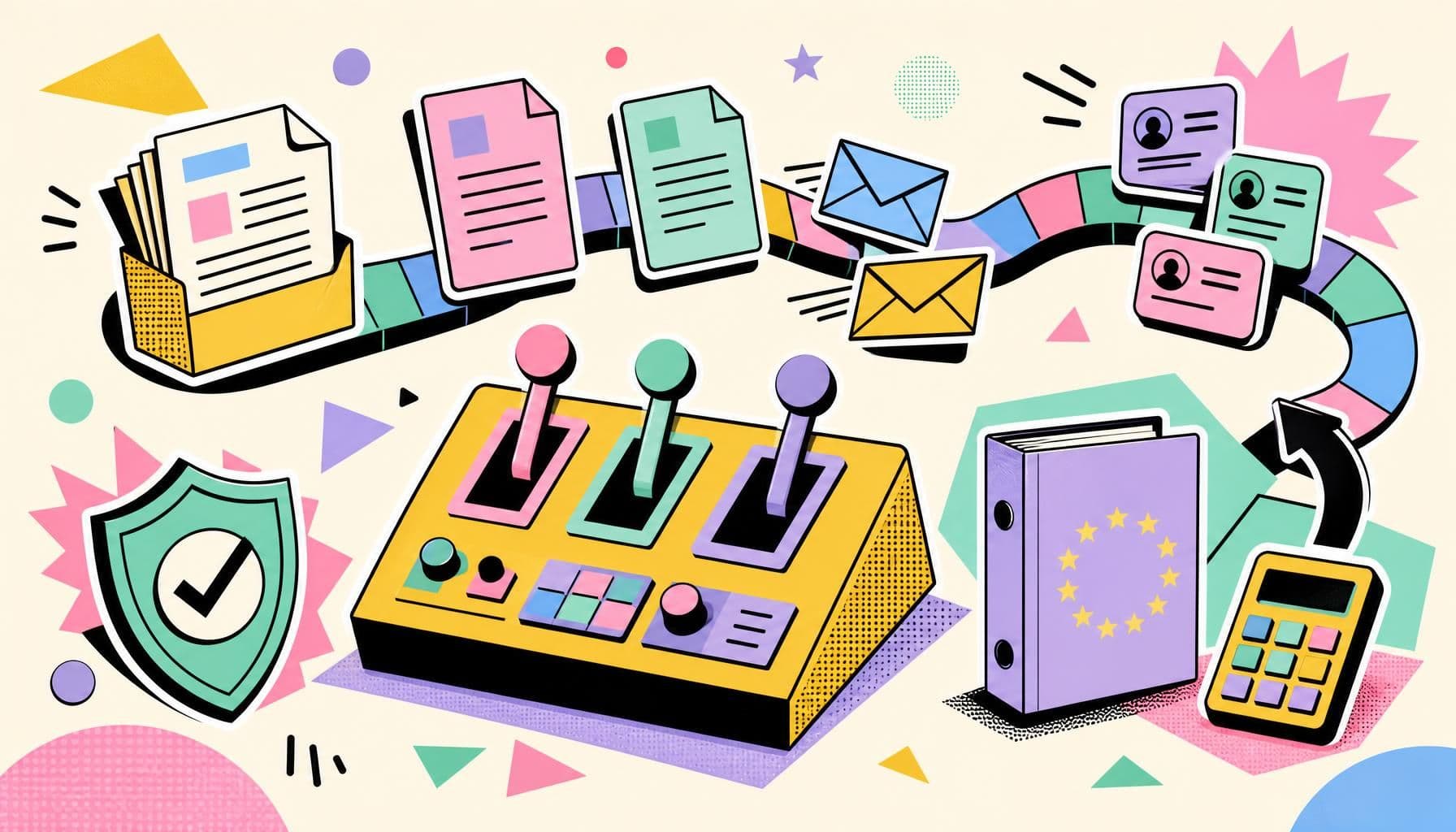 Illustration zum Thema: KI im Vertrieb 2026 ohne Kontrollverlust